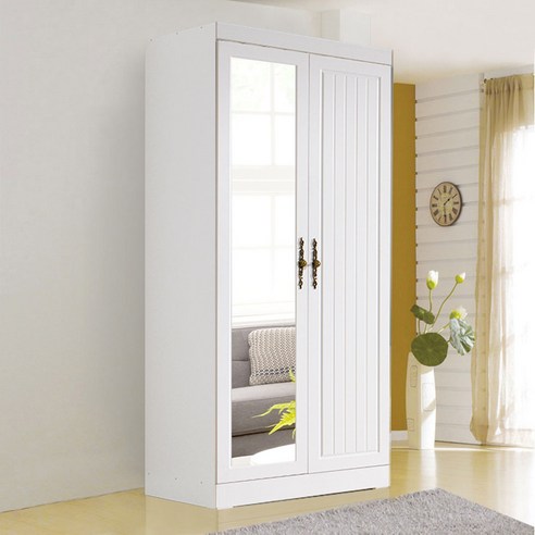 옷장 거울 여행 가방 (더블 옷장)